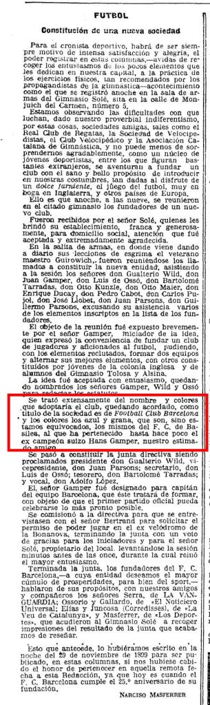 Article La Vanguardia 29-11-1924